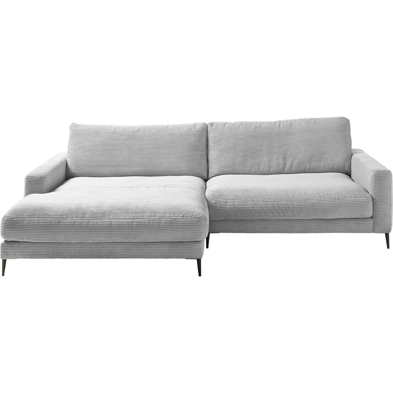 Sofas: Ecksofa  Uptown in Cord Grey links – Neu und originalverpackt aus Bischofszell von deluxe-moebel 1