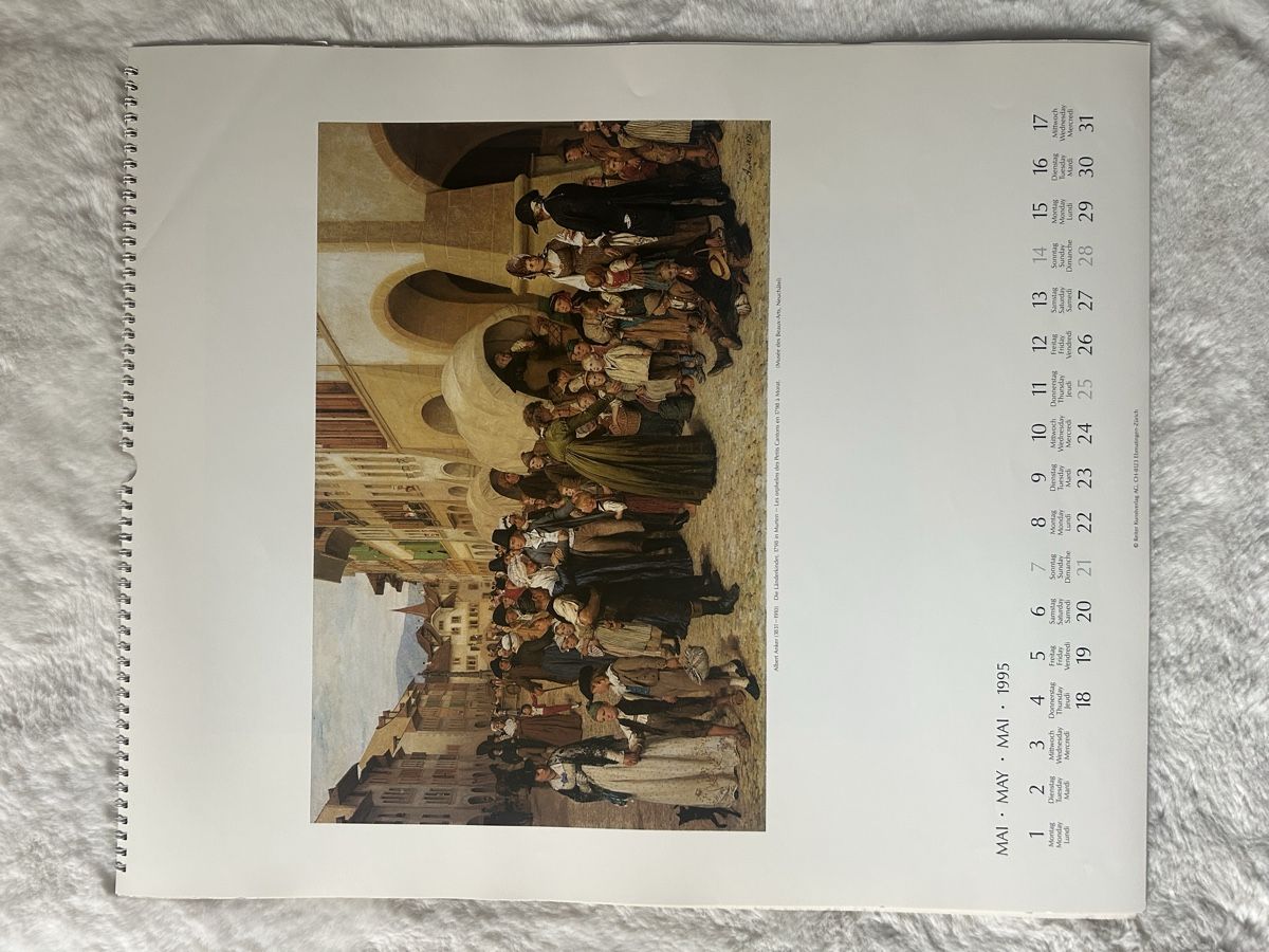 Calendari: 2 ANKER Kalender 1995 gebrauchter Zustand – Usato da Kandersteg venduto da selenat 1