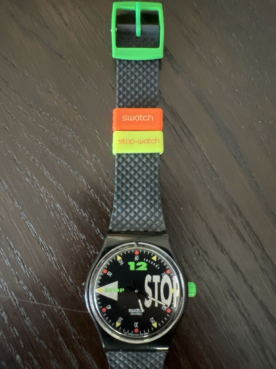 Swatch Uhren: Stop Swatch (SSB101) Nightshift – Neu und originalverpackt aus Künten von Spike17 1
