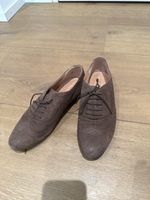 Braune Lederschuhe, 5th Avenue, Gr. 38