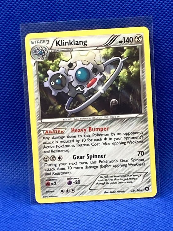 Pokemon STEAM SIEGE Klinklang 73 / 114 EN Holo Kaufen auf Ricardo