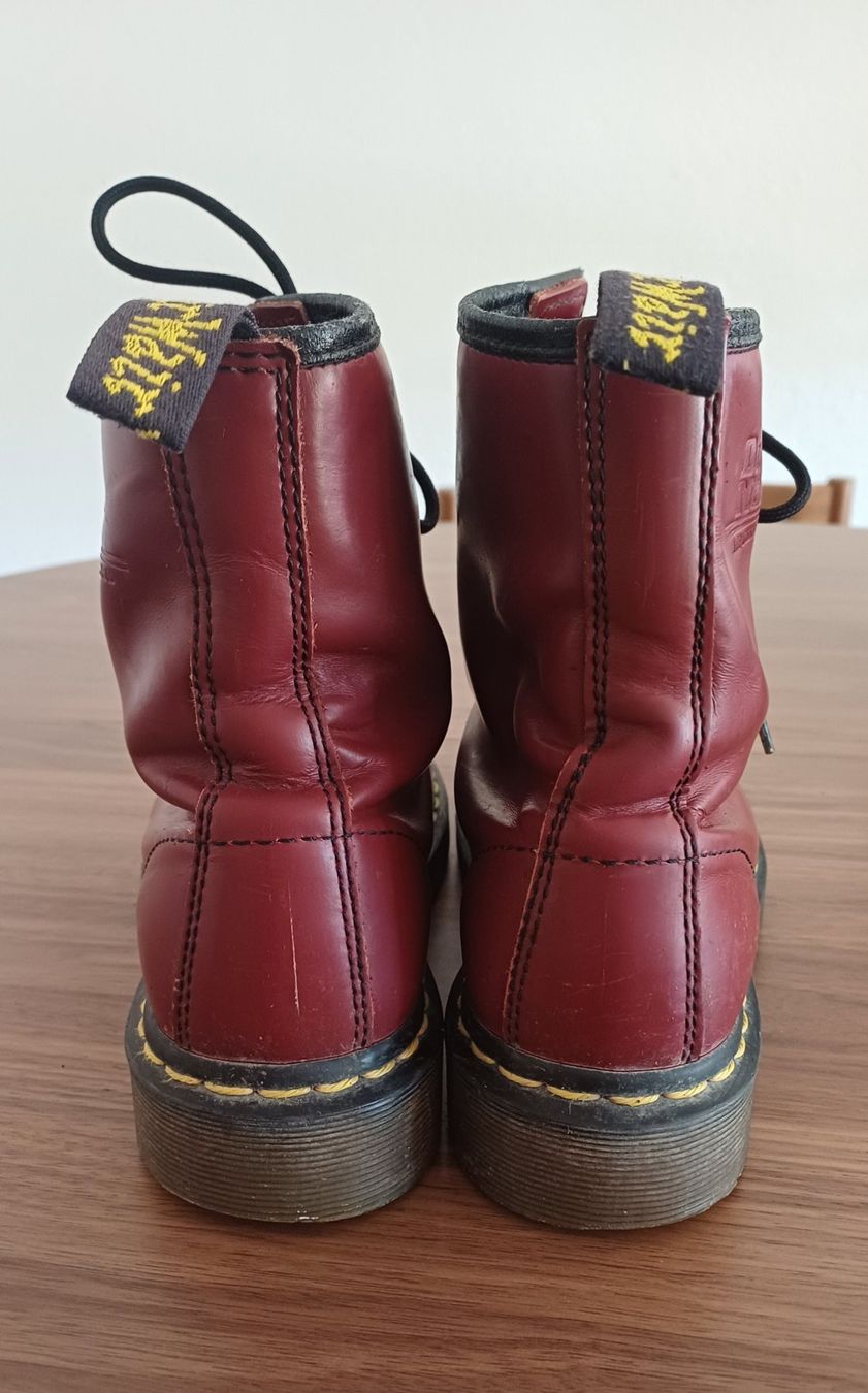 Dr. Martens Scarpe da uomo: Doc Martens 1460 Stiefel rot Leder Grösse 38.5 – Usato da Aarau venduto da DangerDanger 3