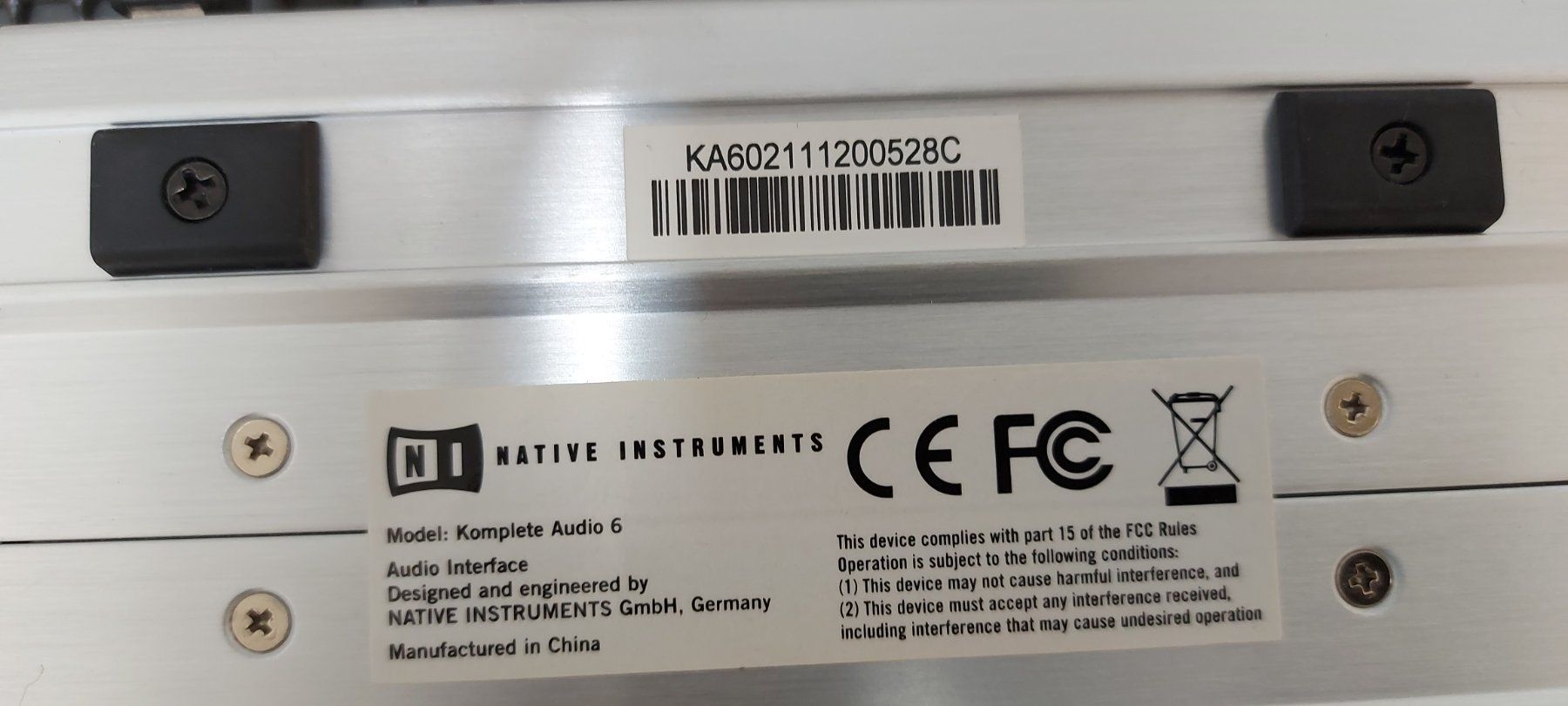 Attrezzatura per studi di registrazione: Native Instruments Komplete Audio 6 USB-Audiointerface – Nuovo (secondo la descrizione) da Glattbrugg venduto da Swissmusik 4