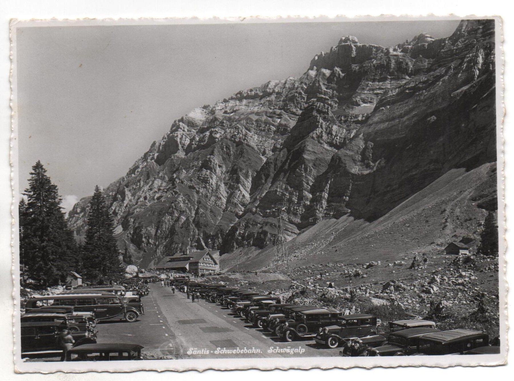 Cartes postales: SCHWÄGALP Oldtimer, Auto, Bus Erismann, Postauto – D'occasion à Jona par philajona
