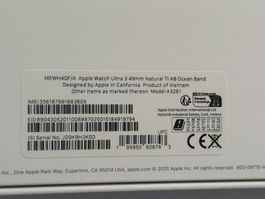 Apple Watch Ultra 3 Titanium neutral originalverpackt