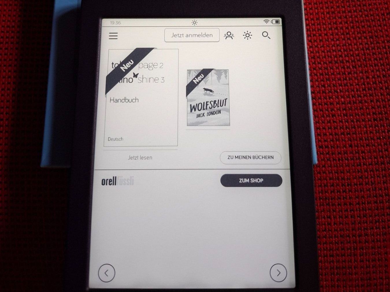Tolino Tablet PC: Tolino page 2 eBook Reader Ausstellungsteil – Usato da Bibern SH venduto da Rolf550