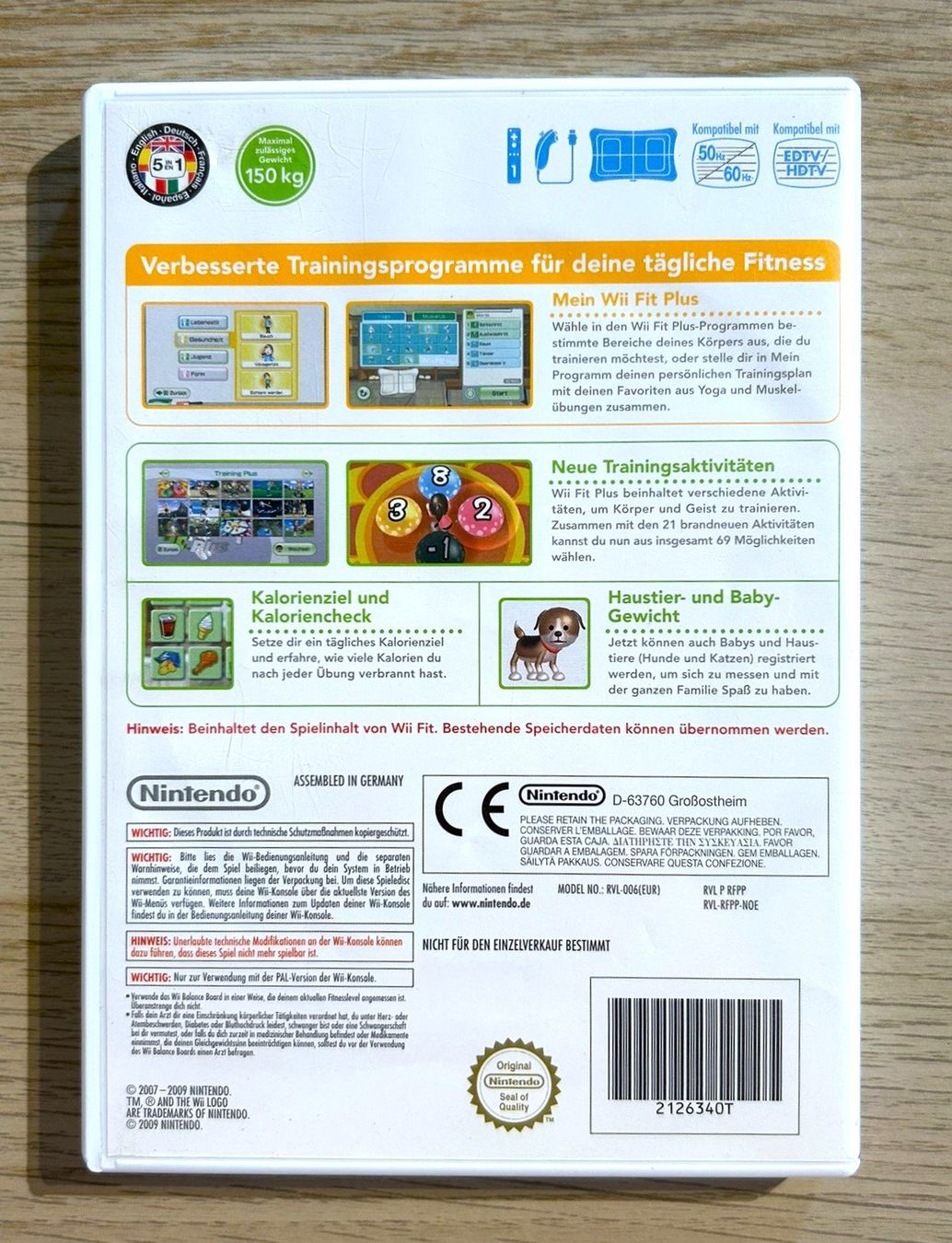 Nintendo Giochi: Wii Fit Plus Nintendo Wii – Usato da St. Gallen venduto da Alpine.Arcade 1