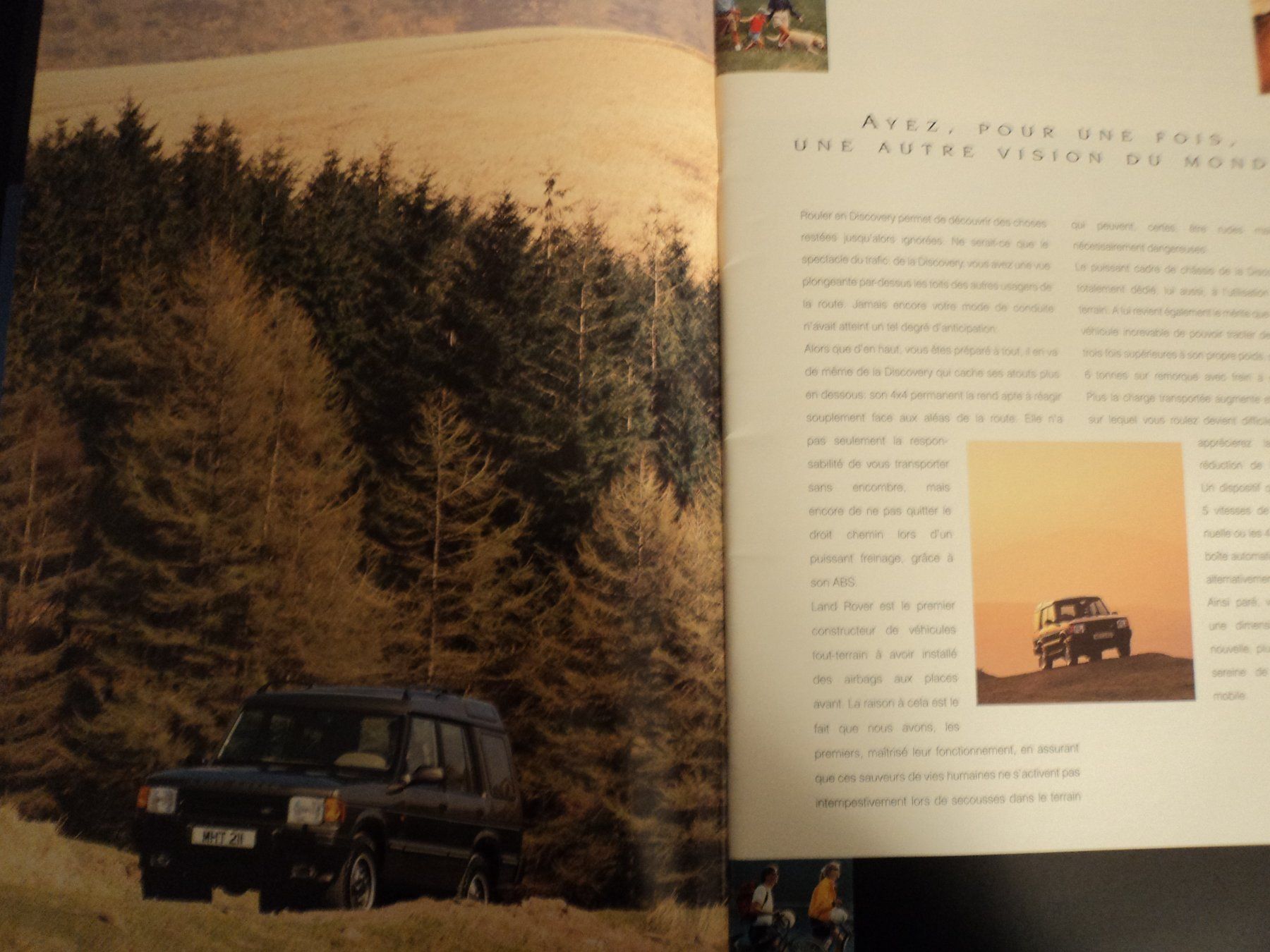 Land Rover Documenti: Prospekt Land Rover Discovery 1995 – Usato da Schwarzenburg venduto da modelCARama 2