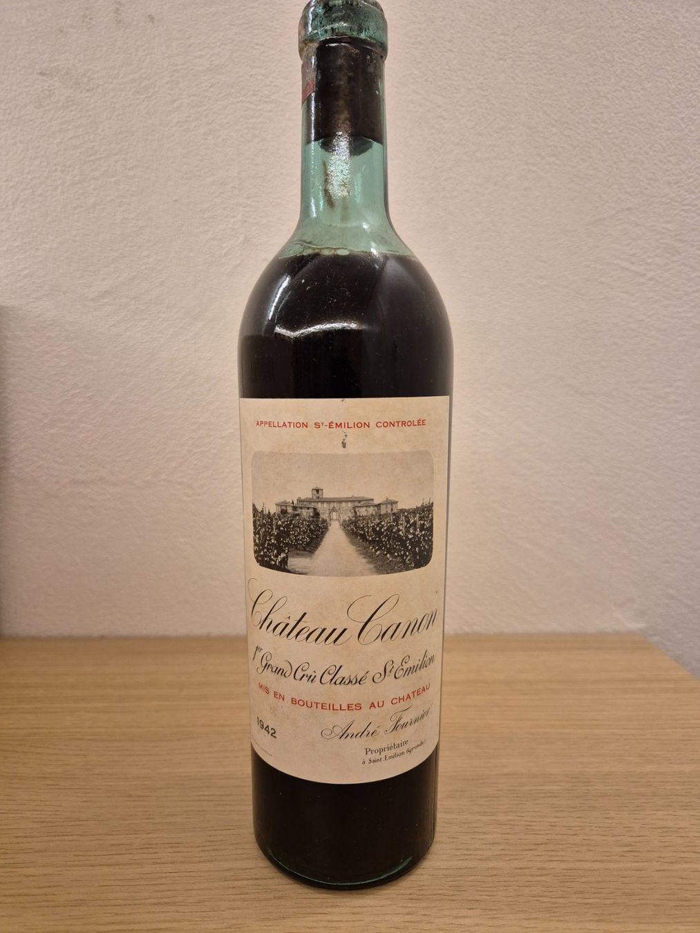 Vino: Château Canon 1942 - St. Emilion – Usato da Dinhard venduto da jacuzzy