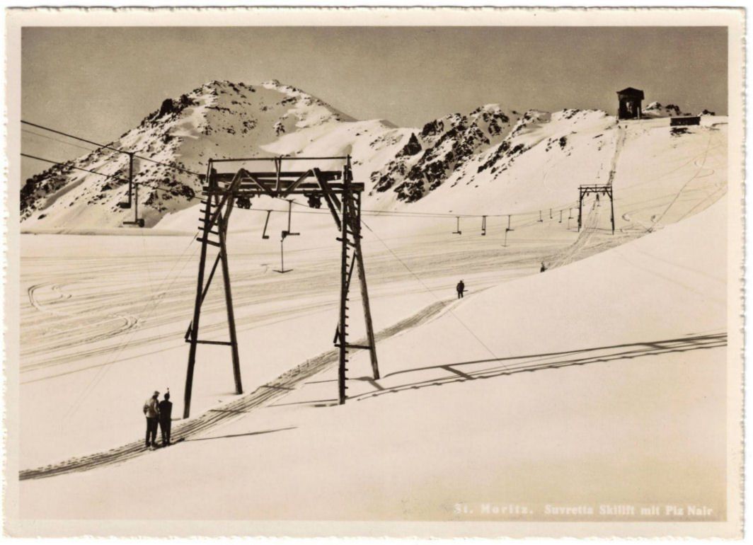 Cartes postales: St. Moritz - Skilift Suvretta – D'occasion à Binningen par Mountainrider