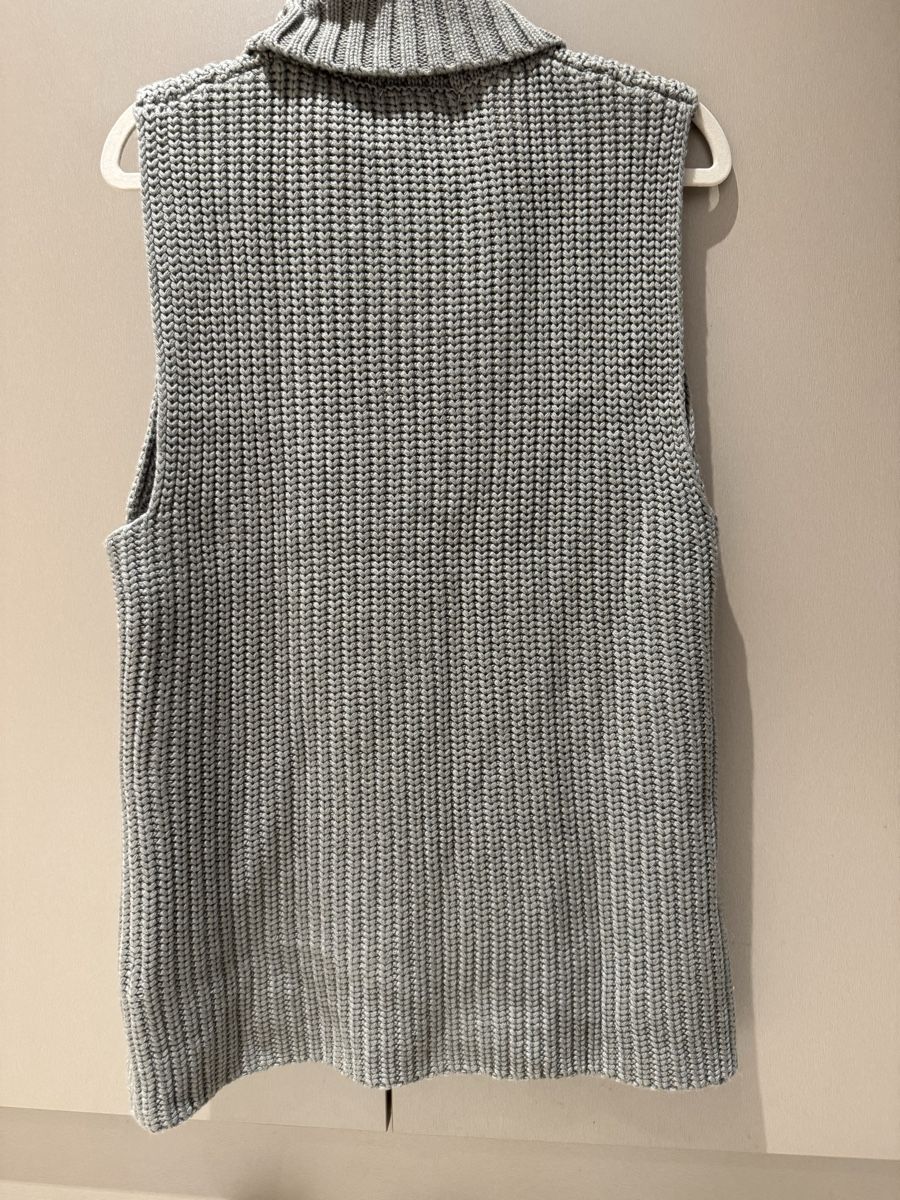 Zara Gilet & Giacche senza maniche: Zara Knit Vest with Turtleneck and Buttons - Size L – Nuovo (secondo la descrizione) da Paradiso venduto da Ixaya.studio 4