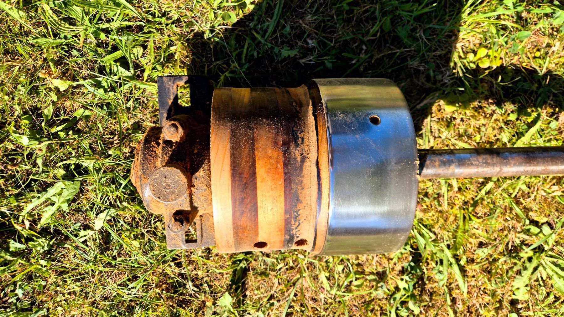 Tutte le macchine: Transmissionswelle kurz mit zwei Pullys, Pulleys – Usato da Steinhausen venduto da joseph-sen 1