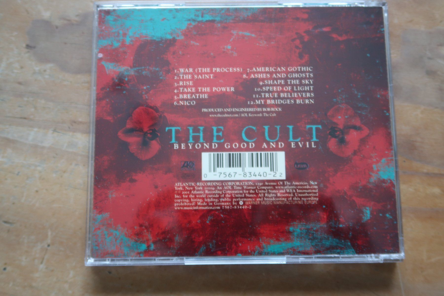 CD: THE CULT - BEYOND GOOD AND EVIL - CD – Usato da Basel venduto da Patiscat 1