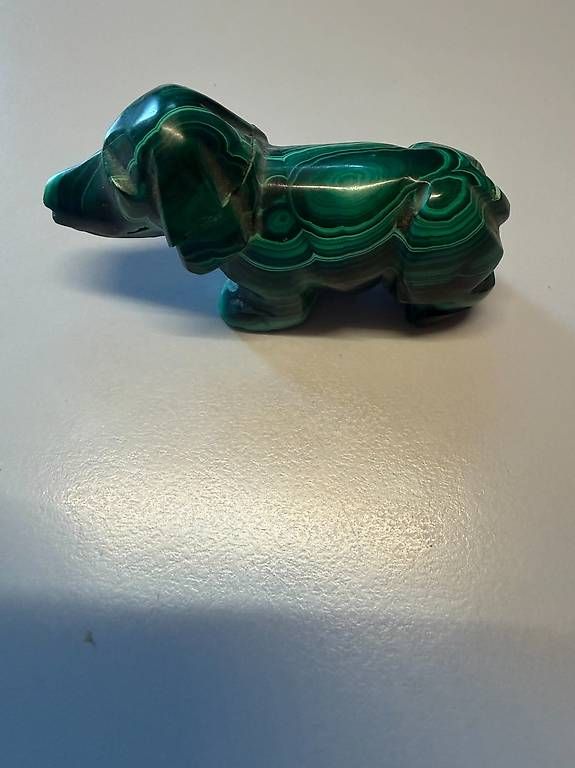 Figurines: Malachit Hund – D'occasion à Weissenburg par usem_Oberland 2