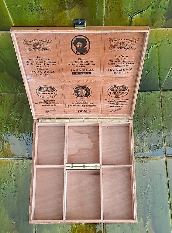 Sonstige Tabakwaren: Zigarrenbox "nostalgisch" – Gebraucht aus Untersiggenthal von Myrthamw 1