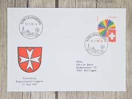 CL11 Enveloppe + Timbre Suisse 1998