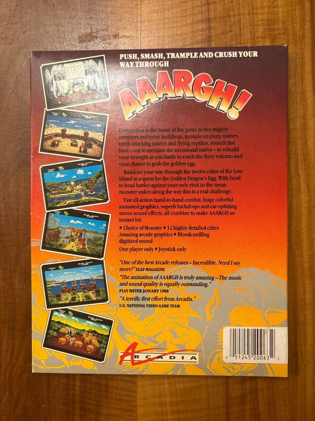Giochi: Amiga Spiel: Aaargh! (Flat Box) – Usato da Niederhasli venduto da Manuf0 1