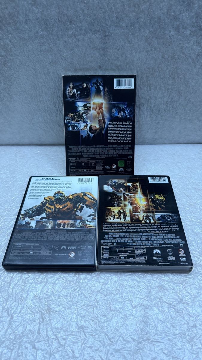 Tutti i DVDs: Transformers 1-3 DVD Box - Filmklassiker – Usato da Rotkreuz venduto da perlengott 1