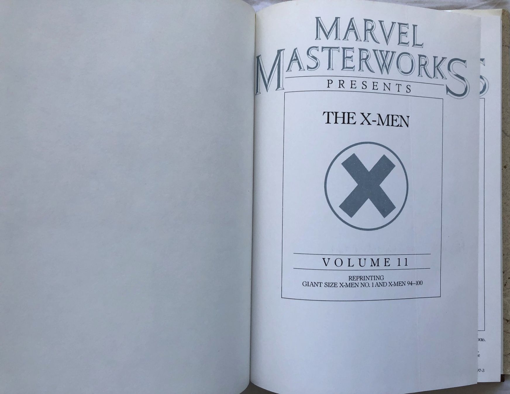 Fumetti: Marvel Masterworks - Giant Size THE X-MEN - No.1 – Usato da Schaffhausen venduto da durruti 3