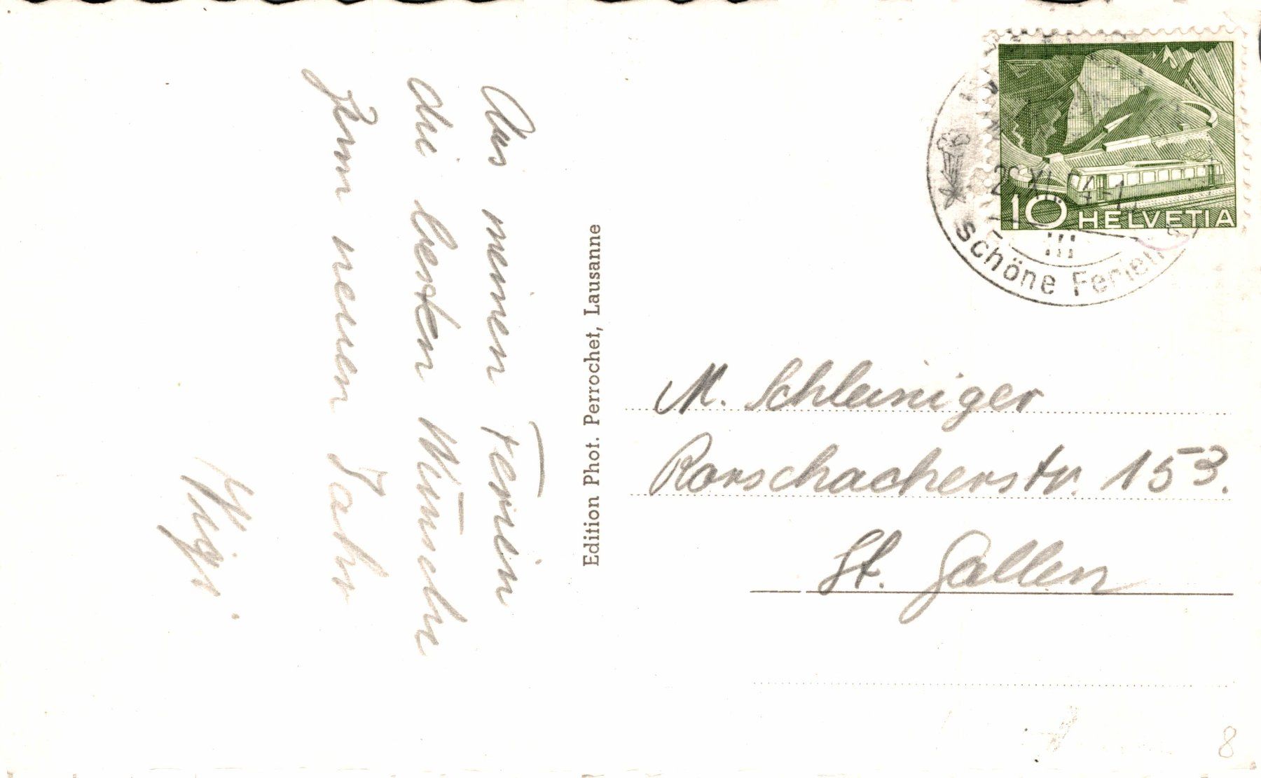 Cartoline postali: Wengen – Usato da Bronschhofen venduto da Astore 1