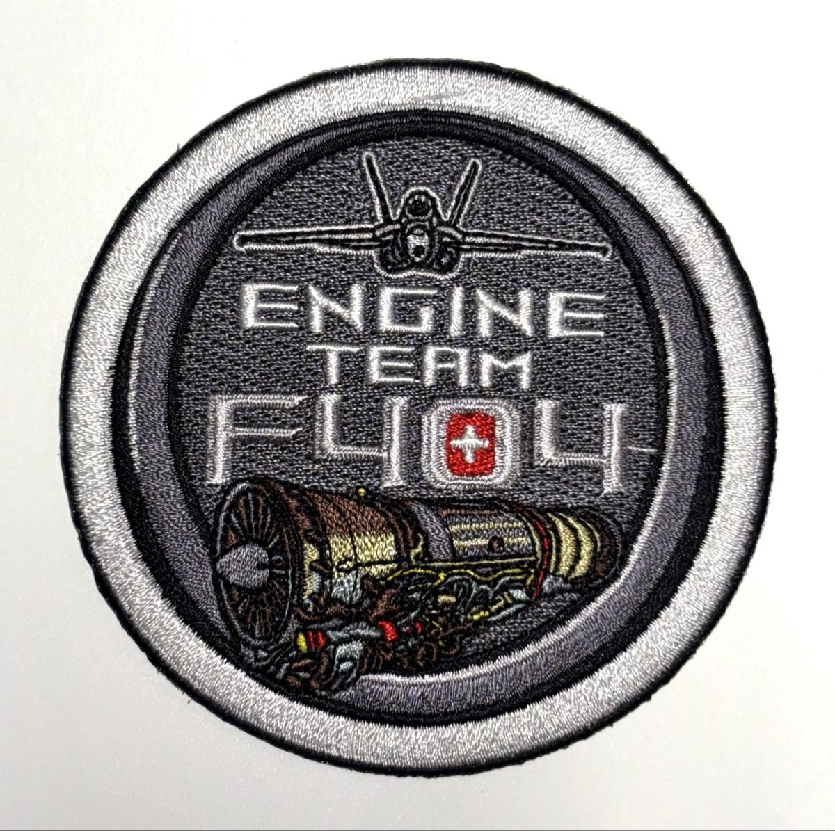 Schweizer Armee Placchette & Badge: Patch Swiss Air Force F/A-18 Engine Team Armee – Usato da Riedikon venduto da Rokh01