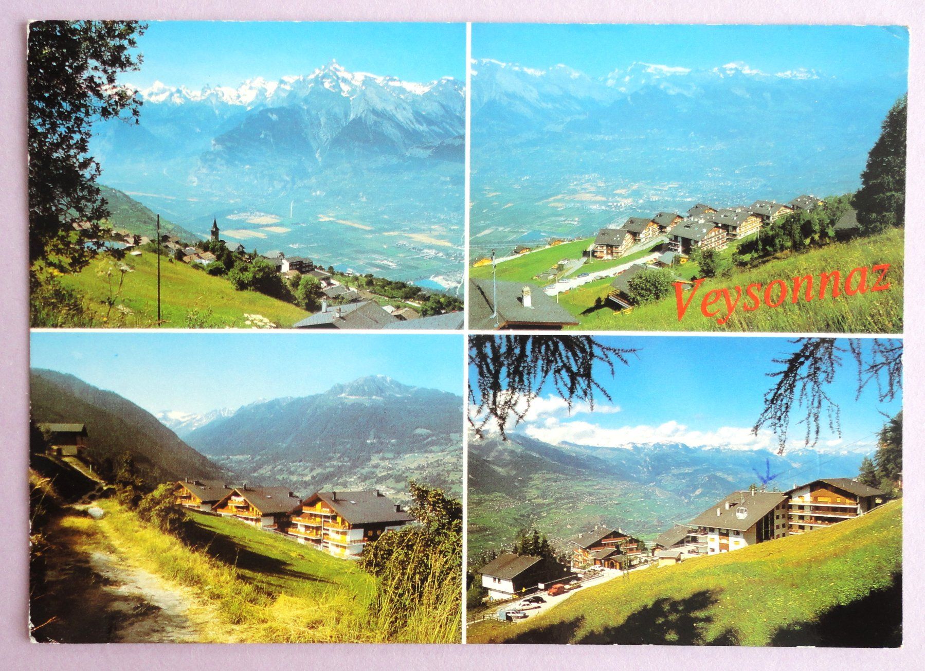 Ansichtskarten: Veysonnaz, Valais – Defekt aus Fétigny von Billy2miny