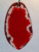 Achatscheibe mit Anhängerlochung (49)