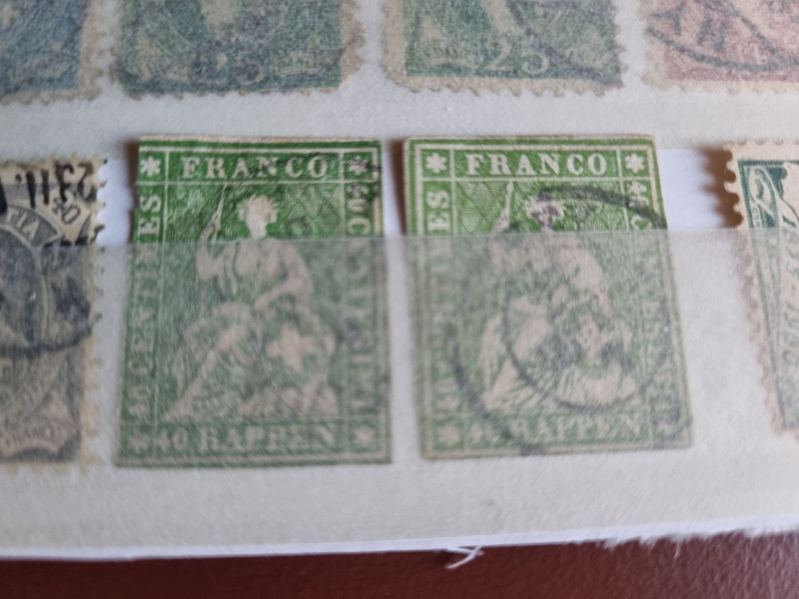 Alle Briefmarken: SCHWEIZ: SAMMLUNG MIT STRUBEL - AB 1858 – Gebraucht aus Heimenschwand von rog_p7h9 3