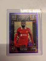 Mohamed Salah Kings of Europe Topps Match Attax Purple Foil