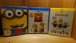 ICH EINFACH UNVERBESSERLICH 1 und 2 + MINIONS auf Blu-Ray