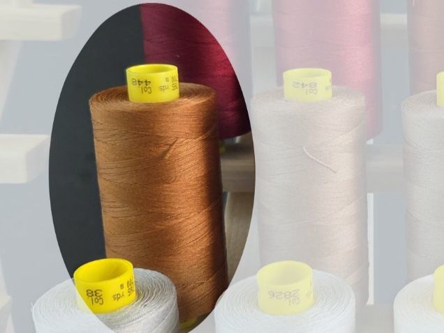 Cordicelle & Fili: Nähfaden Gütermann 70 mit 700m - 448 cognac – Nuovo e nell'imballaggio originale da Winterthur venduto da LederSchneiderei