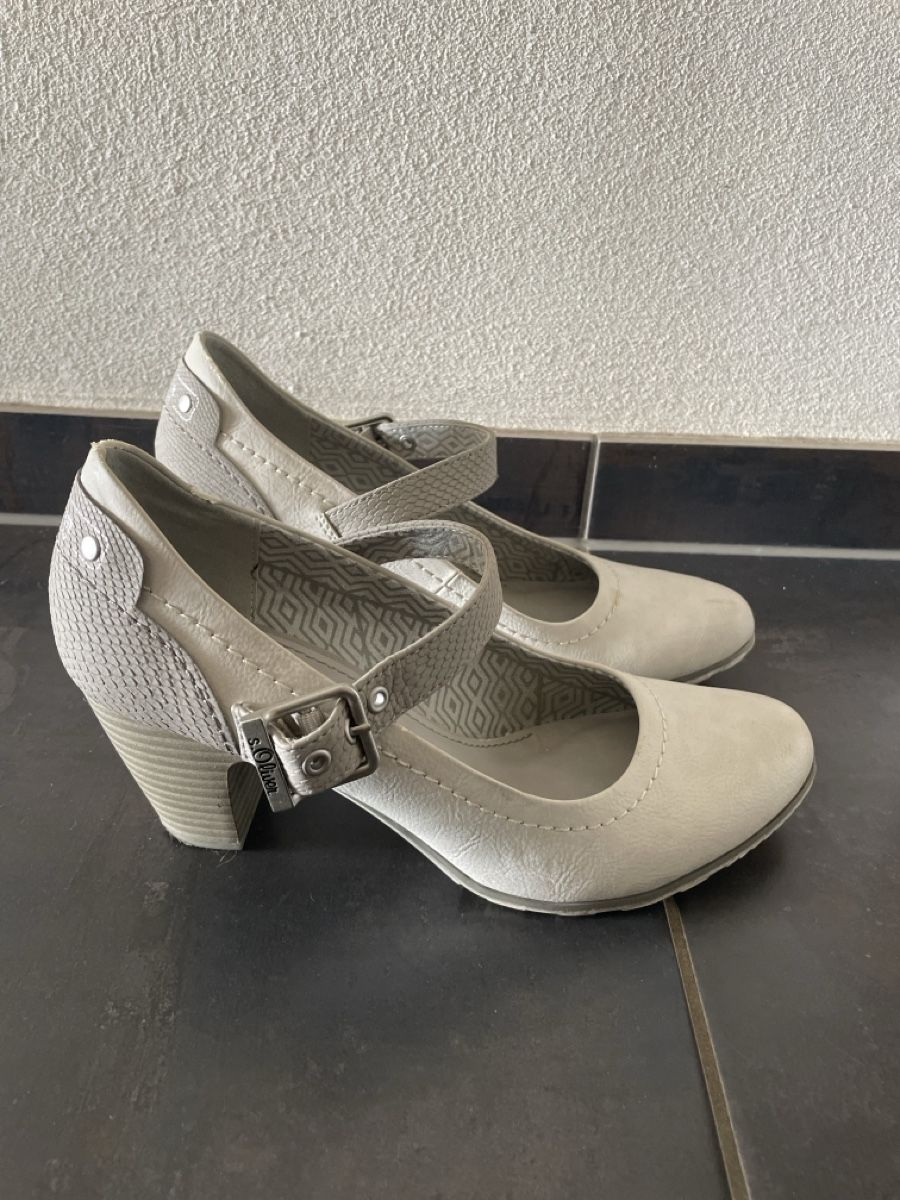 S.Oliver Scarpe da donna: Damen Pumps s.Oliver hellgrau Grösse 40 – Usato da Oberuzwil venduto da tas_fm7s 2