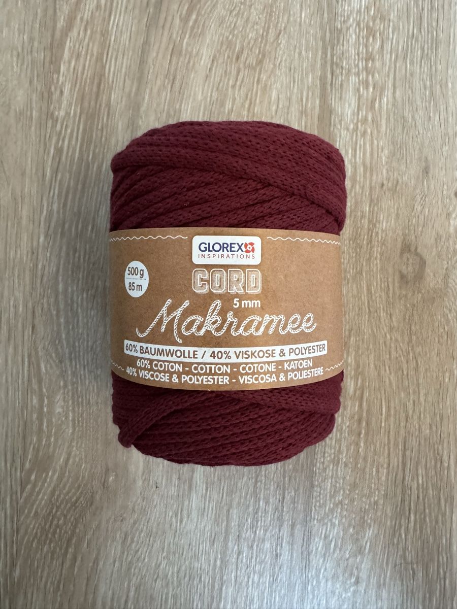 Lana: Glorex Makramee Garn 3 x 500g - NEU – Nuovo e nell'imballaggio originale da Dietwil venduto da vera2301 1