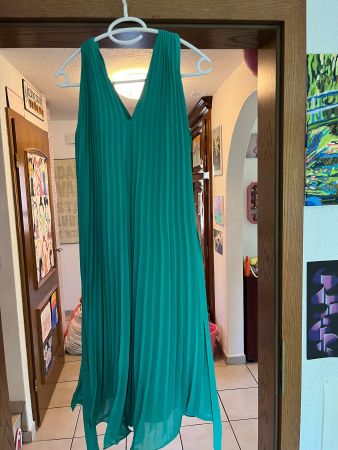 Robe plissée turquoise 38 Naf Naf neuve jamais portée