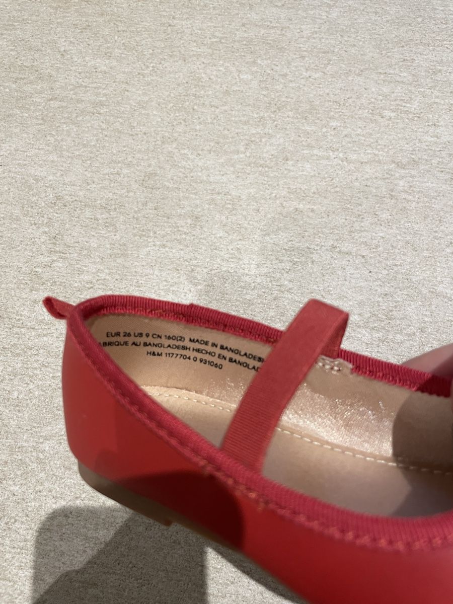 H&M Scarpe per ragazze: H&M Ballerinas rot Grösse 26 – Nuovo (secondo la descrizione) da Zürich venduto da catutska 3