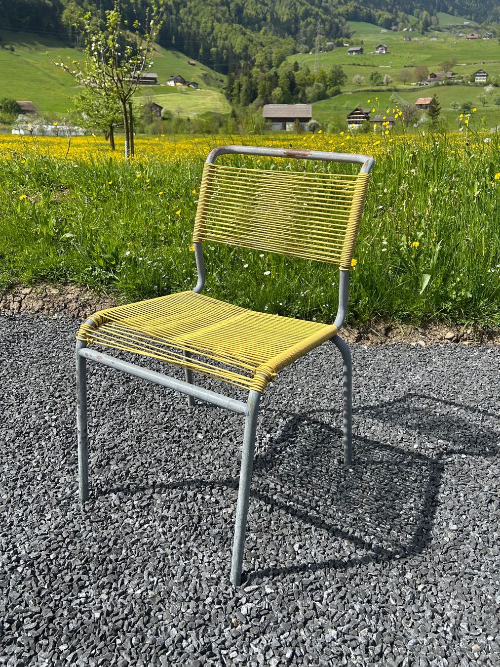 Sedie: Gartenstuhl Spaghetti – Usato da Goldau venduto da Taburettli_Brocante