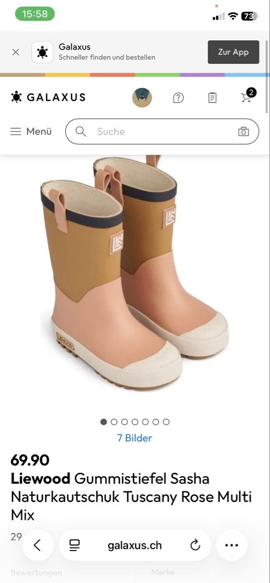 Liewood Scarpe per ragazzi: Liewood Gummistiefel Sasha Gr. 32  – Usato da Münchenstein venduto da sommerverkauf12 3