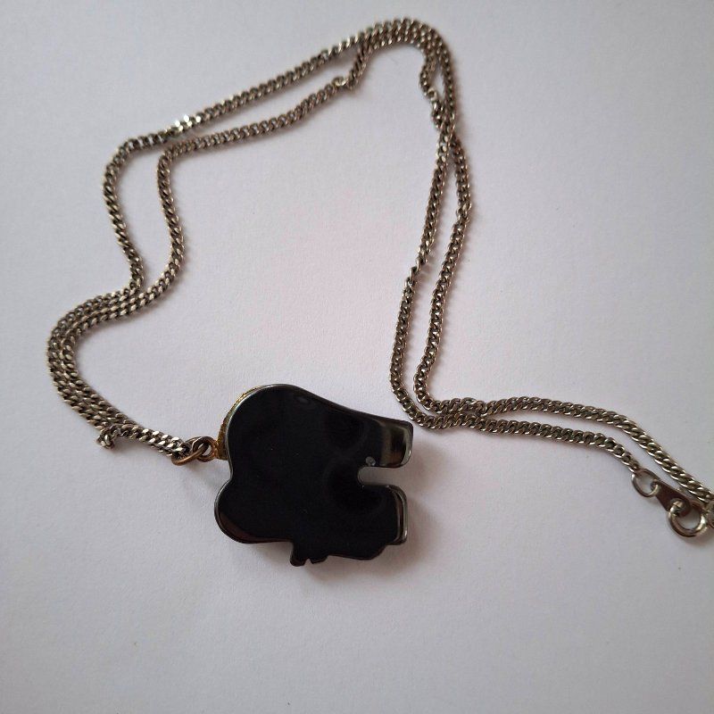 Catenine: Halskette mit Anhänger Hematite-Elefant – Nuovo (secondo la descrizione) da Weggis venduto da Mylemontree 1