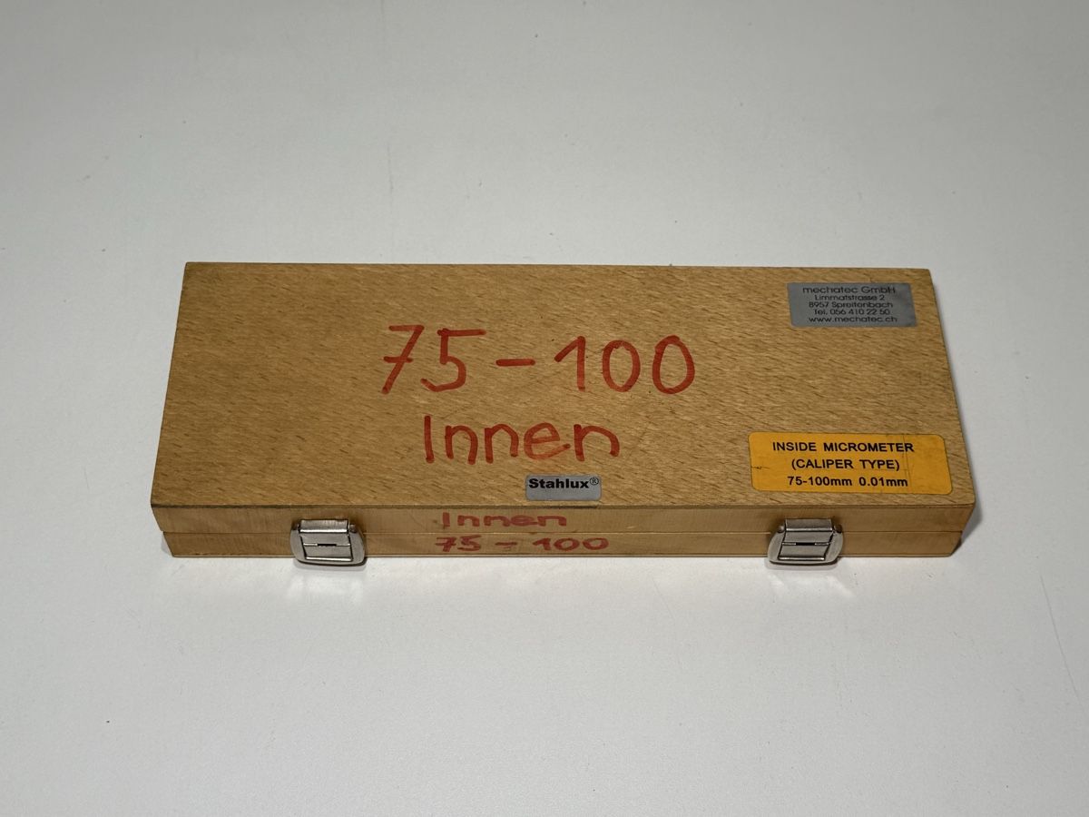 Misurare: Innenmikrometer Mikrometer Stahlux 75-100mm – Usato da Boswil venduto da ABLagerBoswil 4