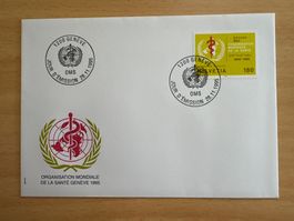 WHO Ersttagsbrief 1995, Genf, Schweiz 🇨🇭