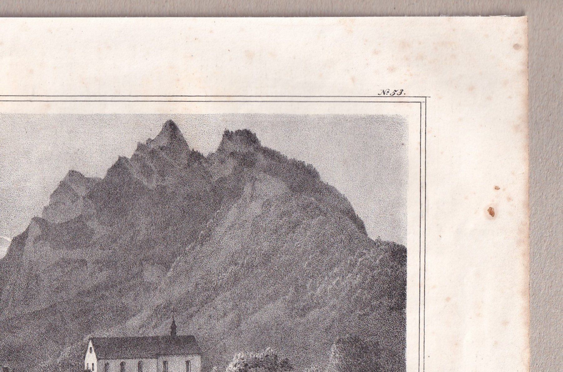 Stiche: NÄFELS, LITHOGRAPHIE VON 1836-1845 – Gebraucht aus Grüningen von Kartensammler 3