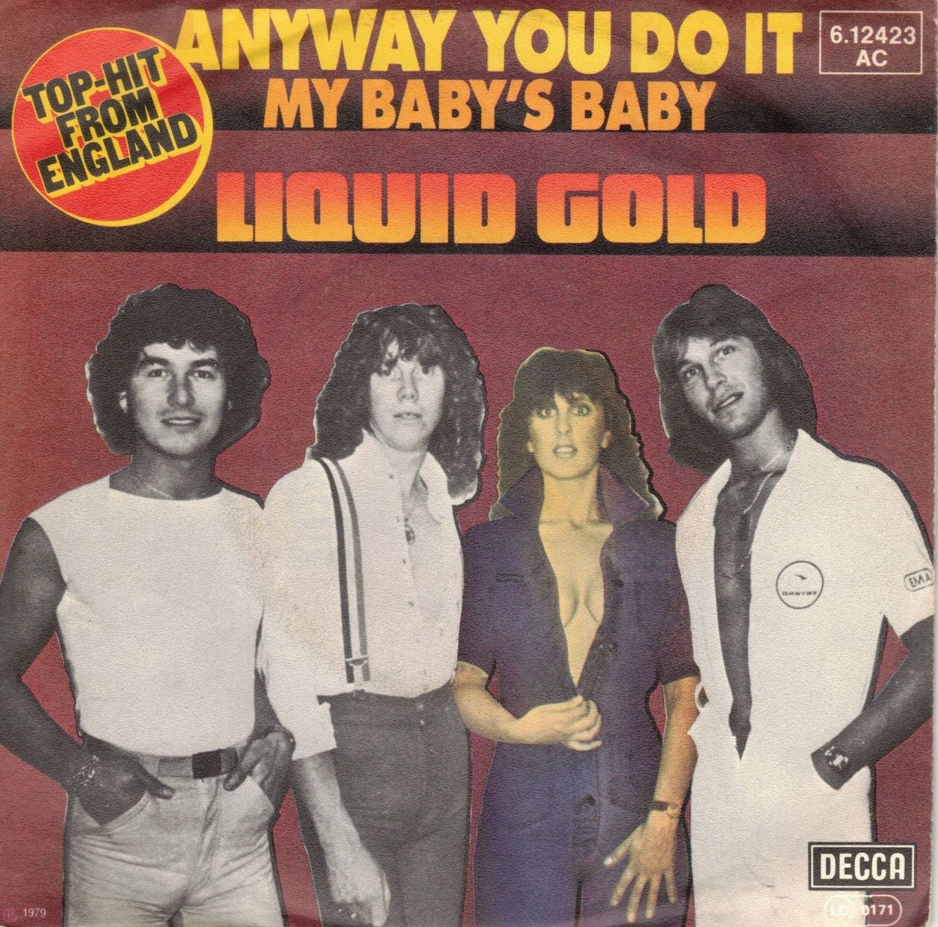 Dischi in vinile: Liquid Gold  --  Anyway you do it  Single7 – Usato da Rheinau venduto da thealbum