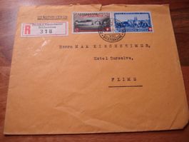 R-Brief 1944, Patria-frankatur, - Flims