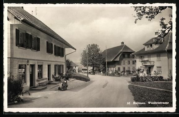 Cartes postales: Reitnau, Winkelstrasse mit Geschäften,  – D'occasion à Berlin par bartko-reher