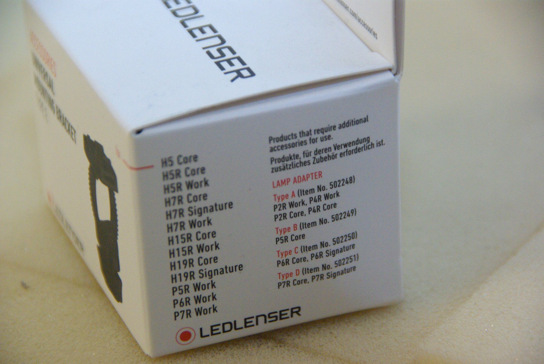 Ledlenser Lampade: Led Lenser Universalbefestiegung hür H5 Core – Nuovo e nell'imballaggio originale da Herisau venduto da Cevianer1844 2