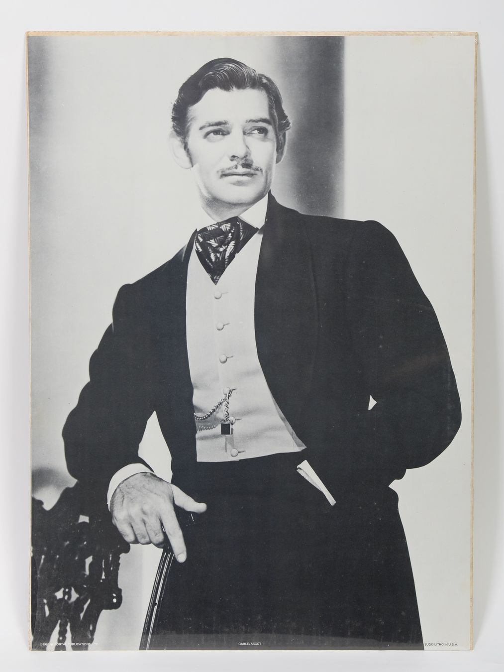 Poster & Bilder: Clark Gable - Vintage Poster 1981 – Gebraucht aus Oetwil an der Limmat von Benedictine