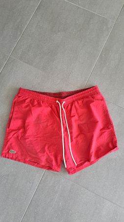 Badehose Lacoste Gr. L rot