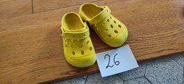 Süessi gelbi Clocs, Grösse 26, für de Summer! Zustand used