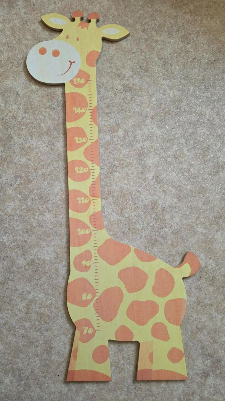 Tutte le decorazioni: Kinder Messlatte Giraffe von Stiftung Weizenkorn – Usato da Reinach BL venduto da Erayser