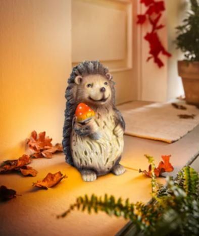 Statuette: Stehender SOLAR Igel (28 cm) – Nuovo e nell'imballaggio originale da Langenbruck venduto da Gumsi